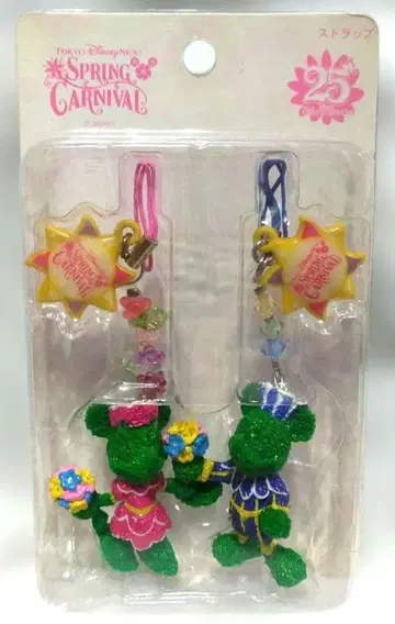 도쿄디즈니씨*스프링 카니발*미키 미니*스트랩 2개 세트