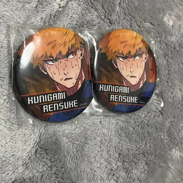 블루 록 가챠챳토 캔뱃지 쿠니가미 렌스케