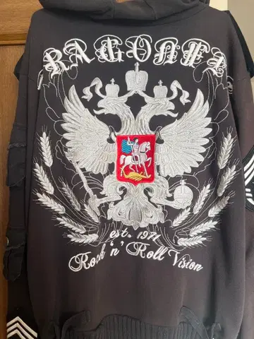 Dragon Fly 후드티 S 사이즈 바이커 구제 의류 라이더