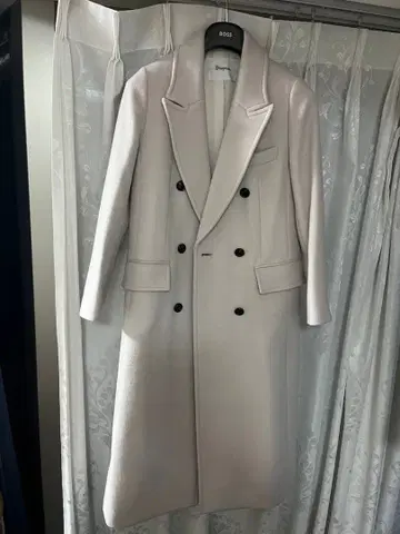 Diagram 더블 브레스트 롱 코트