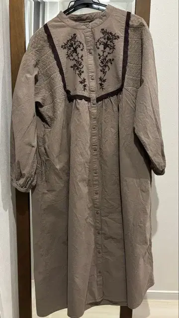 Samansa Mos2 절개 배색 원피스 M