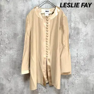 새상품 택 새틴지 노카라 자켓 펄 디자인 깔끔하고 고져스한 XL