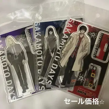 사카모토 데이즈 아크릴 스탠드 3개 세트 신가이 다이부츠 나구모