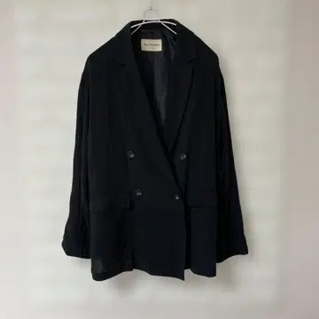 [ Ray BEAMS ] 레이빔즈 더블 테일러드 자켓 블랙