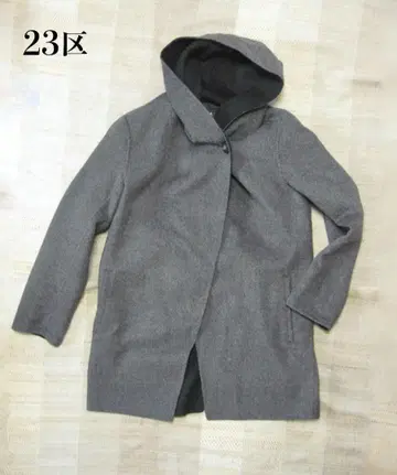 [ 새상품급 ] 23구 더블 페이스 리버 원단 후디드 코트
