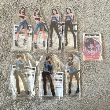 LE SSERAFIM 스탠드 포함 빅 아크릴 플레이트 노스탈지 팝