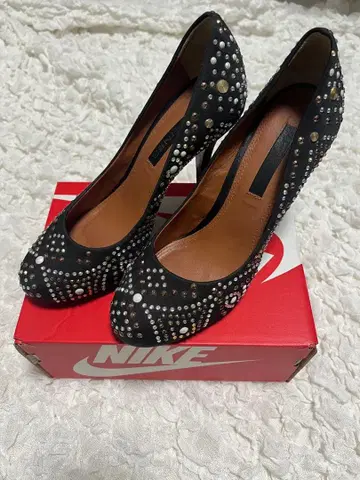 WERNER 펌프스 힐 결혼식 2차 모임 로즈 비쥬 블랙 22