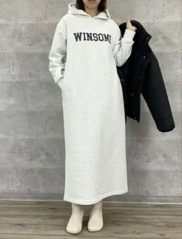 즉시 결제 AnnaKerry 속기모 로고 원피스 롱 기장 성숙 캐주얼