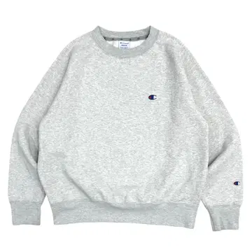 Champion 프리덤 슬리브 맨투맨 빈티지 타입 무지 그레이 M