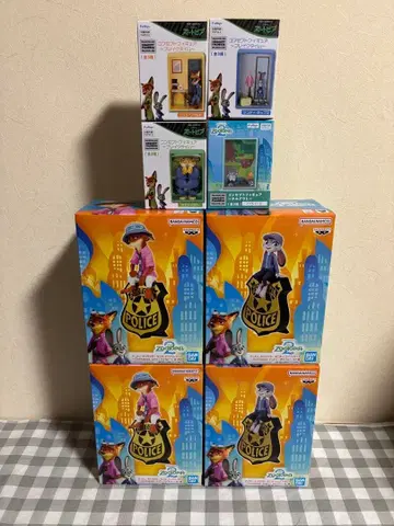 주토피아 닉&주디 모니터 탑 피규어 컨셉 피규어