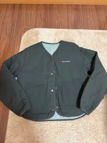 컬럼비아 얇은 소재 다운 리버서블