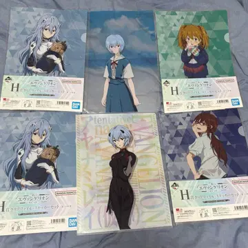 에반게리온 클리어 파일 입장 특전 책자 포스터 세트