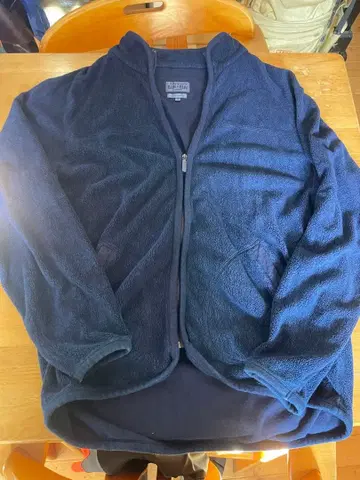 빅사이즈 BLUE BLUE JAPAN 플리스 자켓 사이즈 4 인디고