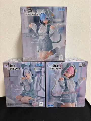 Re: 제로/리제로 Yumemirize 피규어 3체 세트