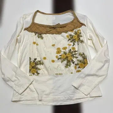 PINK HOUSE 꽃무늬 긴팔 T셔츠