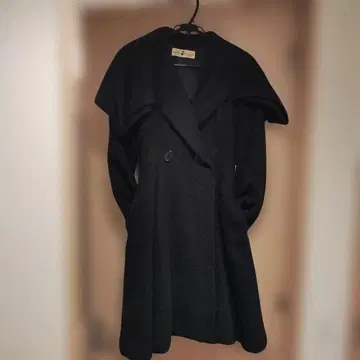 HIROKO KOSHINO 코시노 히로코 더블 브레스트 롱 코트