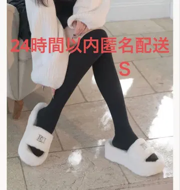 플랫폼 퍼 샌들 완판템 미사용 미개봉 새상품 다리치