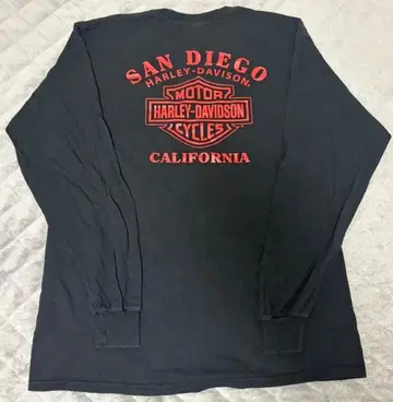 [레어] 할리데이비슨 롱T 샌디에이고 독수리 이글 블랙 XL 상당