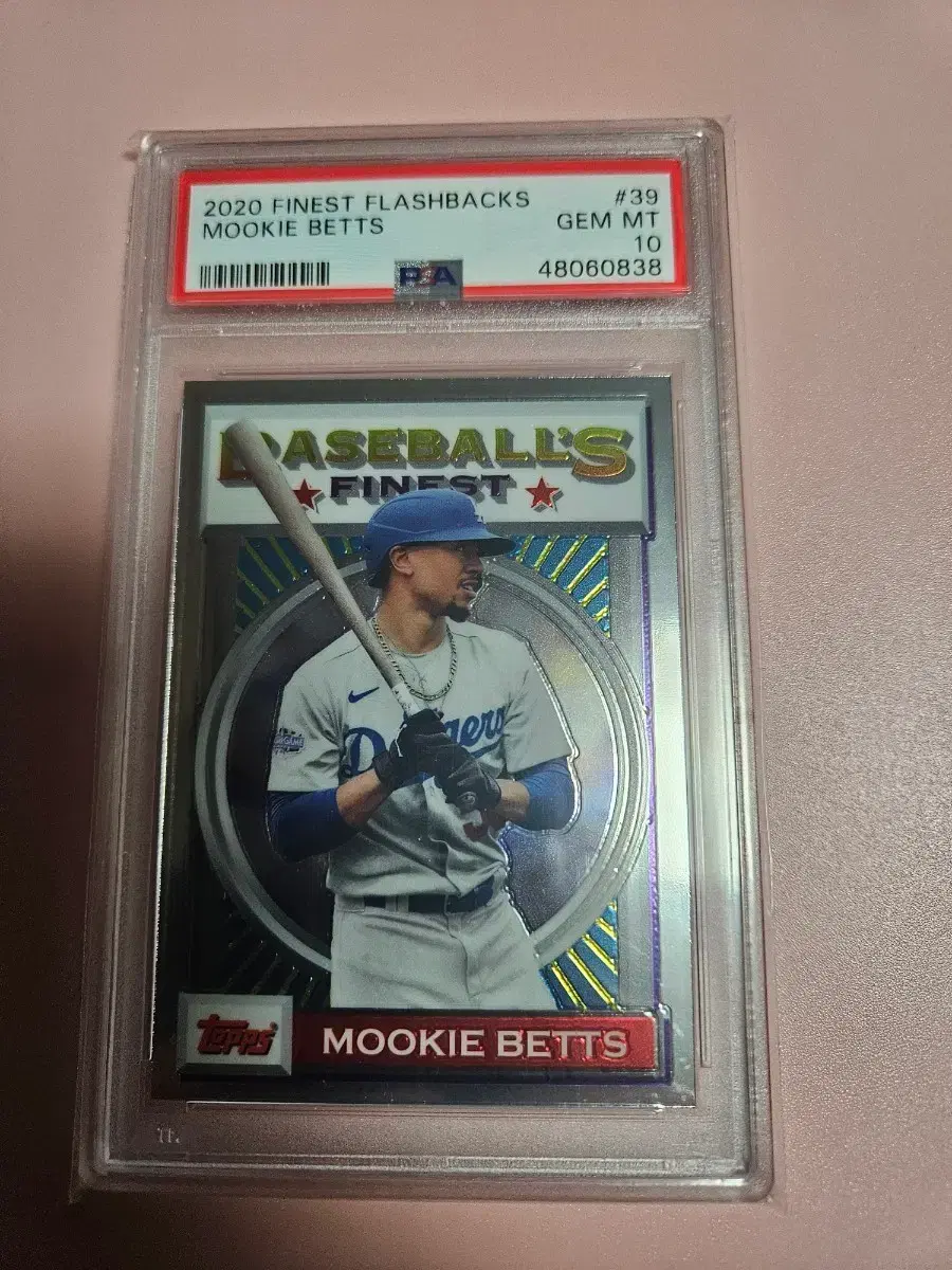 무키 베츠 PSA 10등급 2020 Finest Flashback