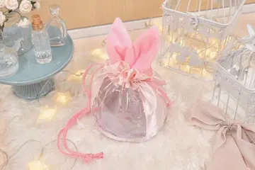 후쿠야 팔레트 튤립 파우치 토끼 핑크 누이 파우치 덕질