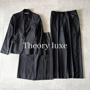 새상품급 띠어리 럭스 EXECUTIVE 3점 셋업 수트 40 블랙