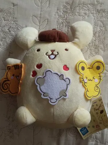 레어템! 산리오 폼폼푸딩 봉제 인형 므규므규 푸딩