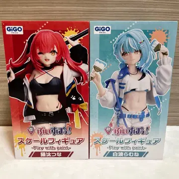 브이스포! 스케일 피규어 네코타 츠나 시라나미 라무네 2종 세트