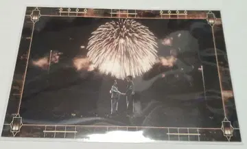 귀멸의 칼날 영수증 엽서 하쿠지&코유키