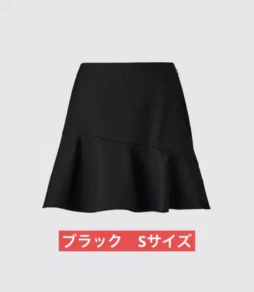 유니클로C 플레어 스코트 블랙 S