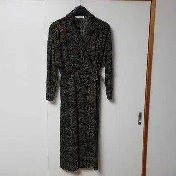 크리스찬 오자르 프린트 패턴 카슈쿨 롱 기장 원피스 사이즈 9호