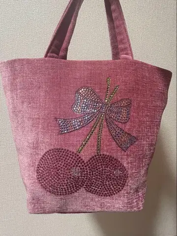 [ 미사용 새상품!! ] Think Bee! 미니 토트백 체리 핑크