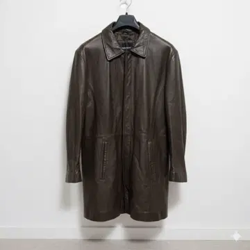 DURANTE 빈티지 양가죽 코트 남성용 M