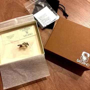 새상품 SATURNO 사투르노 핑 브로치 말 실버 925