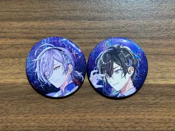 니지산지 랜덤 반짝이 캔뱃지 월조 사카키 네스 시키나기 아키라 C