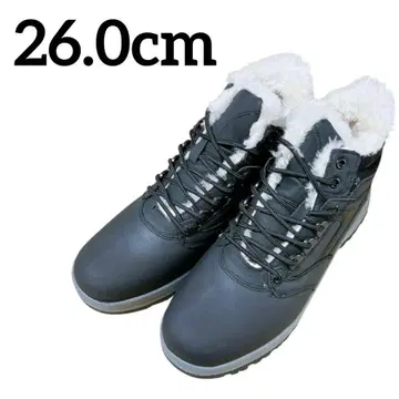 Visionreast 방한 부츠 26cm 블랙 스노우 신발 방수 속기모
