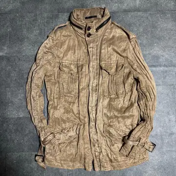 The Viridi-anne 스테인리스 혼방 밀리터리 자켓 y2k