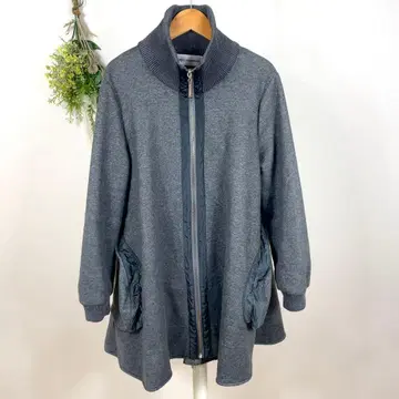 T1234 오즈온 컴플렉스 코트 2way 그레이 프리 사이즈