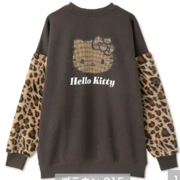 헬로키티 트레이닝복 레오파드 무늬 키티 아베일
