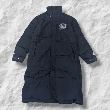 [초레어품] #FR2 FISHING 다운 코트 네이비 롱 코트