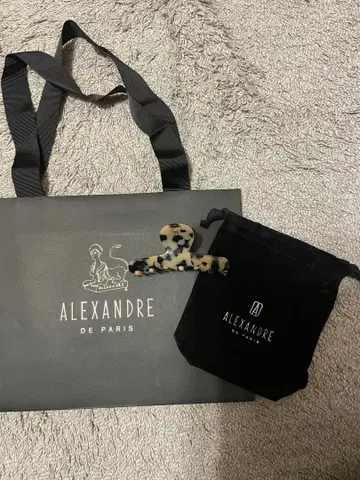 ALEXANDRE DE PARIS 애니멀 무늬 헤어 클립