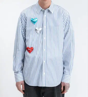 doublet 21ss HAPPY BALLONS STRIPE SHIRT