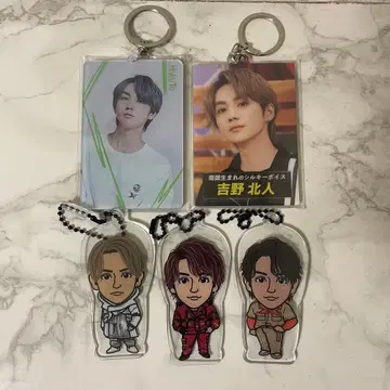 요시노 아크릴 키링 5개 세트