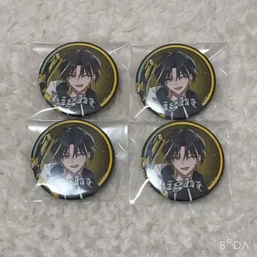 명뢰 라이토 스타터 등신 캔뱃지 4개