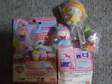 산리오 쁘띠토모 모두 함께 놀이 키티 쿠로미 마이멜로디 플로키 인형