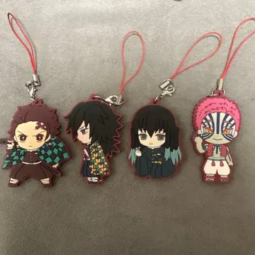 귀멸의 칼날 스트랩 탄지로 기유 무이치로 아카자