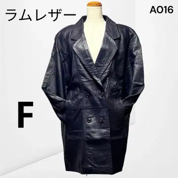 [ 램 가죽 코트 ] 양가죽 롱 자켓 가죽 점퍼 더블 레더