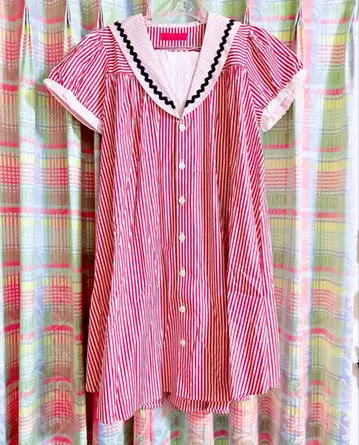 Neb aaran do 네바아란도 세일러 원피스 팔은화 원피스 레어