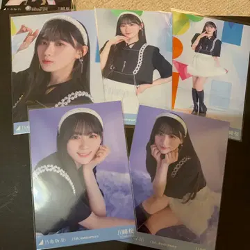 노기자카46 브로마이드 5종 컴프 13주년 기념 기념일 카와사키 사쿠라