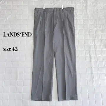 LANDS' END 그레이 슬랙스 사이즈 42