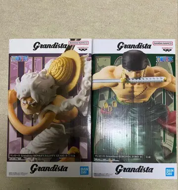 원피스 Grandista 루피 기어5 니카 & 로로노아 조로 피규어